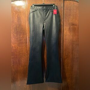 SPANX-Faux Leather Flare Leg Pull-on Pants.Large-New w/tags. Pristine Condition